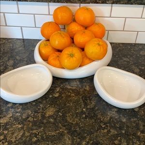 Crate & Barrel Bowls set of 3